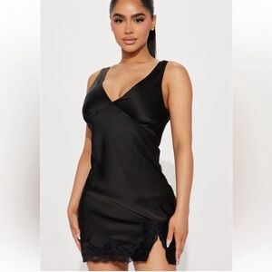 Rina Satin Mini Dress